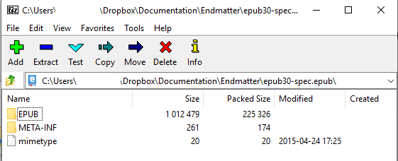 7-zip find file